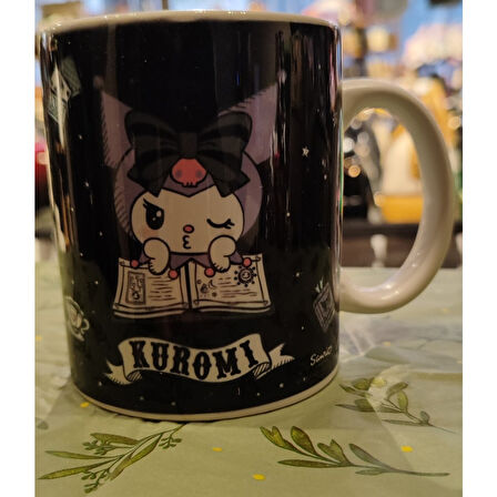 Kuromi Kupa Bardak Porselen Siyah