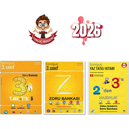 3. Sınıf Taktikli S.b. + 3. Sınıf Zoru Bankası + 2 Den 3 E Hazırlık Kitabı