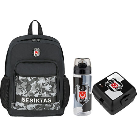 Taraftar Beşiktaş Çanta+ Suluk+ Beslenme Kabı Set5