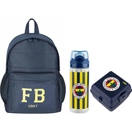 Tarafta Fenerbahçe Çanta + Suluk + Beslenme Kutusu Set 7