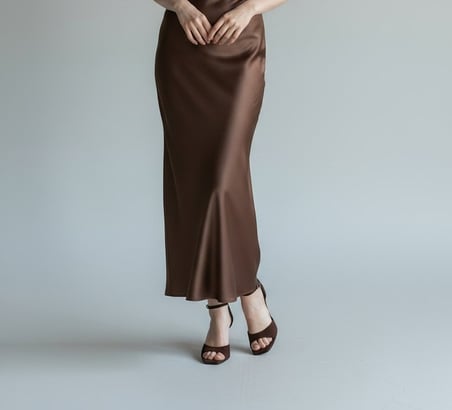 BEAUTY ACI KAHVE VELVET İNCE YÜKSEK TOPUK AÇIK BURUN BİLEKTEN KEMERLİ ABİYE KADIN AYAKKABI