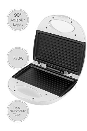 Awox Rapid Seramik Tost Makinesi Mini Tost Makinesi