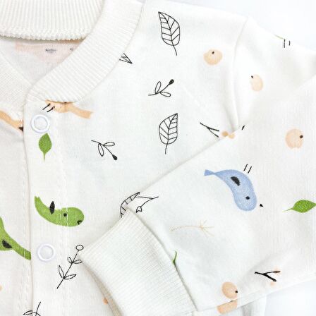 Sema Baby Happy Birds Bebek Pijama Takımı 3-6 Ay