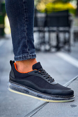 CH181 RRT İpekyol  Erkek Ayakkabı SIYAH - TURUNCU