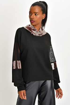 IŞILTILI SWEATSHIRT 