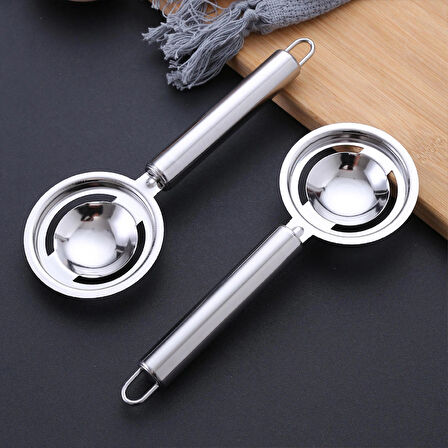 Pratikus Paslanmaz Çelik Yumurta Beyazı Ayracı – Kolay ve Hijyenik Yumurta Ayırıcı