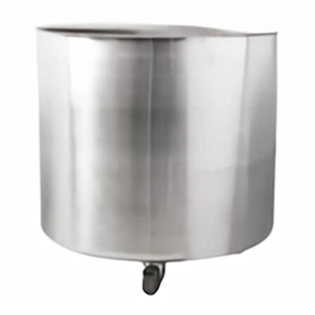 Dizdar 234551 Hareketli Kapaklı Paslanmaz Çöp Kovası 40x40 cm