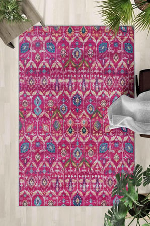 Kaymaz Taban Yıkanabilir Halı – Mutfak, Salon, Yatak Odası için Modern Dijital Baskı Halı (SLNHALI38