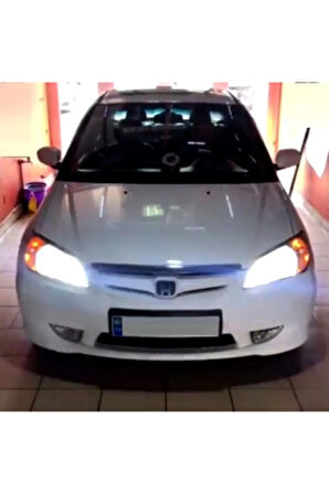 Honda Cıvıc Es7 Led Xenon Şimşek Uzun Far Ampulü Hb3 Zero