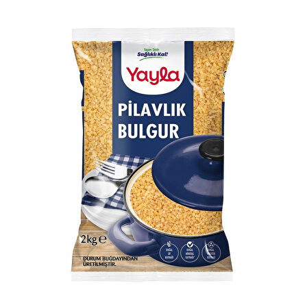 Yayla Pilavlık Bulgur 2 kg x 3 Adet