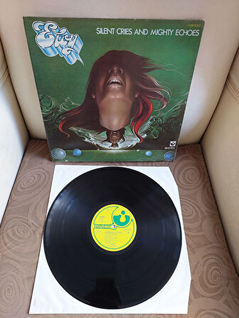 Eloy – Silent Cries And Mighty Echoes - 1979 Almanya Basım 33 Lük LP Albüm Plak