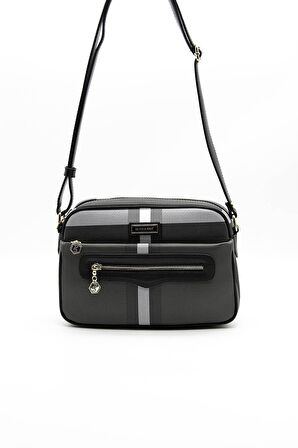 Silver Polo  Kadın Çapraz Çanta 491-39304 ÇAPRAZ Kadın ÇANTASI MK129 SİYAH-MAT SİYAH