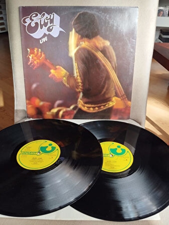 Eloy – Live - 1978 Almanya  Basım 33 Lük 2xLP (Double) Albüm Plak