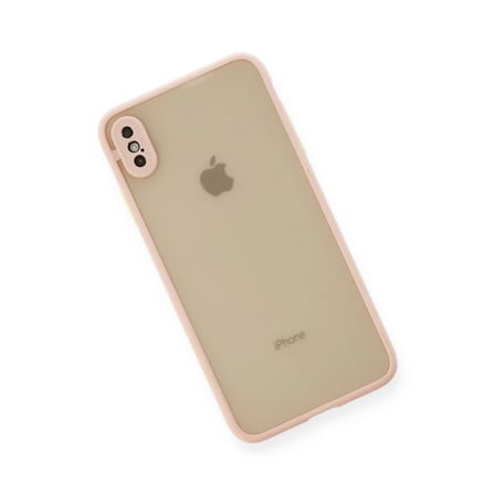 Apple iPhone XS Max Kılıf Montreal Silikon Kapak - Pembe