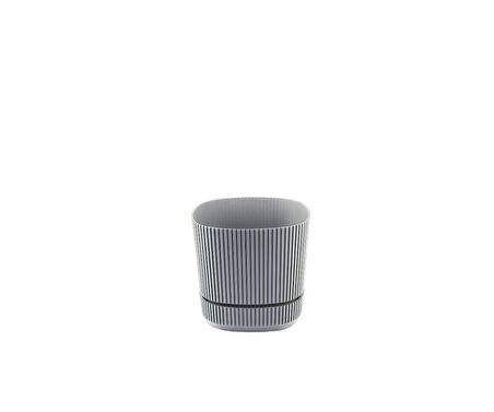 Omnipazar KRS-241 Pera Kare Dekoratif Kaktus Sukulent Saksı 0,60 Litre No 1