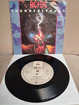 AC/DC – Thunderstruck - 1990 Almanya Basım Nadir 45 lik Plak