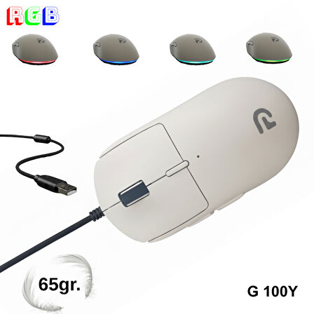 Trio - G100Y RGB Mouse – USB Kablolu Mouse