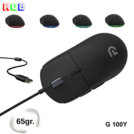 Trio - G100Y RGB Mouse – USB Kablolu Mouse