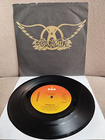 Aerosmith – Draw The Line -  1977 İngiltere Basım 45 lik Plak