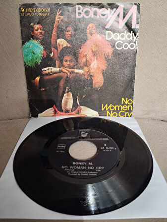 Boney M. – Daddy Cool / No Women No Cry -  1976  Hollanda Basım 45 lik Plak