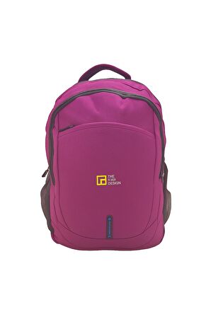LOOP DESİGN OKUL SIRT ÇANTASI-LAPTOP SIRT ÇANTASI (YENİ SEZON)-BORDO