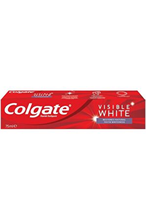 Colgate Diş Macunu 75ML Visible White/Görünür Beyazlık (2 Li Set)