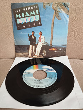 Jan Hammer – Miami Vice Theme  - 1985  Almanya Basım 45 lik Plak