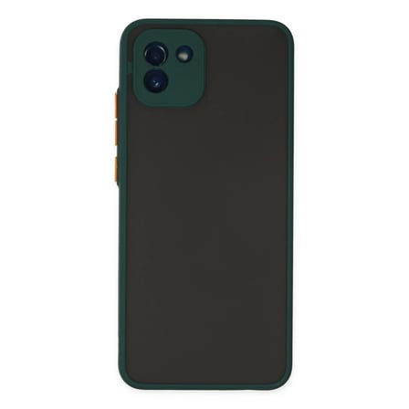 Samsung Galaxy A03 Kılıf Montreal Silikon Kapak - Yeşil