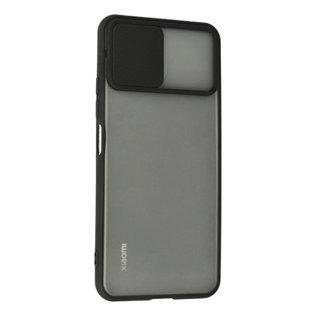 Xiaomi Mi 11 Lite Kılıf Palm Buzlu Kamera Sürgülü Silikon - Siyah