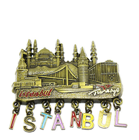 Metal İstanbul Temalı Yöresel Magnet 2GIGI86