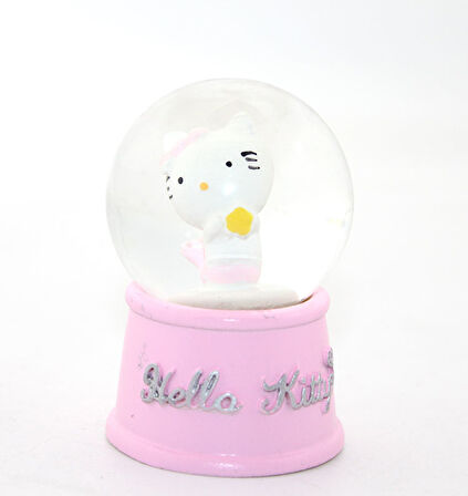 Minik Işıklı Hello Kitty Kar Küresi 7 Cm GIGI1774