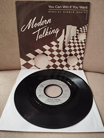 MODERN TALKING - You Can Win If You Want - 1985  Almanya Basım 45lik Plak