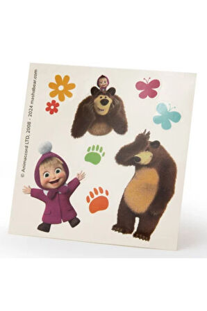 Aşçı Masha Koca Ayı Oyuncak Figür Masha Ve Koca Ayı Sürpriz Kar Tanesi Maşa ve Koca Ayı Masha MHA29