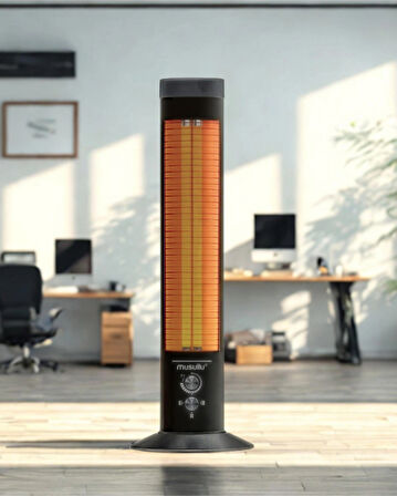Turba Powerheat Dikey Elektrikli Isıtıcı/Soba