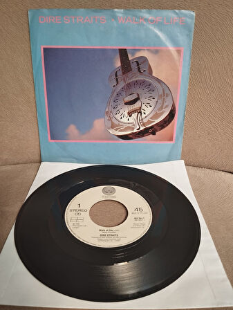 Dire Straits – Walk Of Life - 1985  Hollanda Basım 45 lik Plak