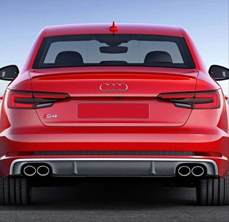 Audi A4 2016-2019 Uyumlu S4 Difüzör ve Egzoz Seti