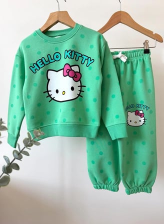 Lucco Kids Hello Kitty Kız Çocuk Eşofman Takımı