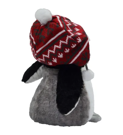 Halley Oyuncak 30 cm Kış Şapkalı Peluş Penguen – Yumuşak Sevimli Peluş Oyuncak