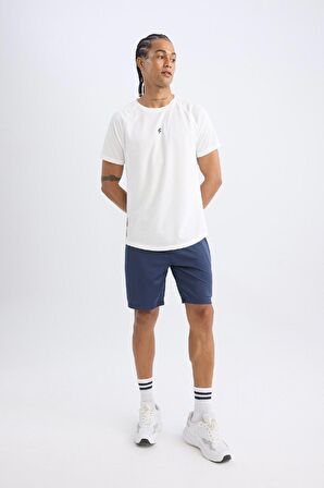 DeFactoFit Hızlı Kuruyan Slim Fit Dar Kesim Sporcu Standart Paça Şort V3030AZ25SPNV201
