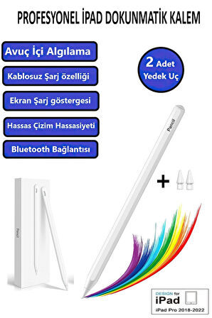 Apple İpad ve Air Uyumlu Profesyonel Hassas Bluetooth/Avuç içi algılama Magsefe Dokunmatik Kalem Yeni nesil