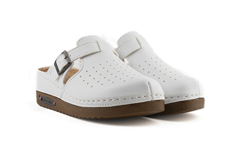 Mantar Tabanlı Ortopedik Kapalı Sabo Kadın Terlik - Anatomic Comfort - 3040