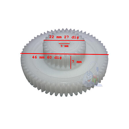 FAKİR SMS410 BLENDER  ÇİFT DİŞLİ (HAZNE KAPAĞINDA ) Uyumlu