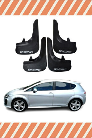 Seat Leon Racing beyaz yazılı 4’lü tozluk çamurluk paçalık sportif