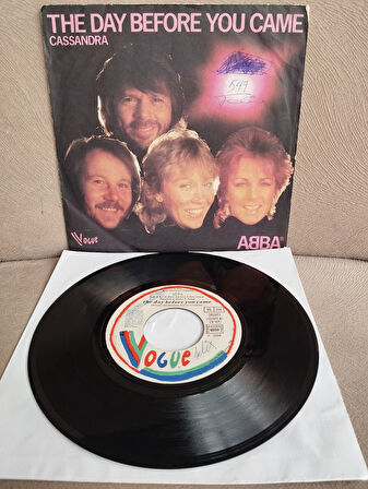 ABBA – The Day Before You Came - 1982 Fransa Basım 45 lik Plak