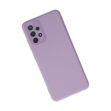 Samsung Galaxy A33 5g Kılıf Lansman Glass Kapak - Lila