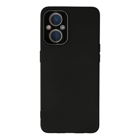 Oppo Reno 7 Lite Kılıf Lansman Glass Kapak - Siyah