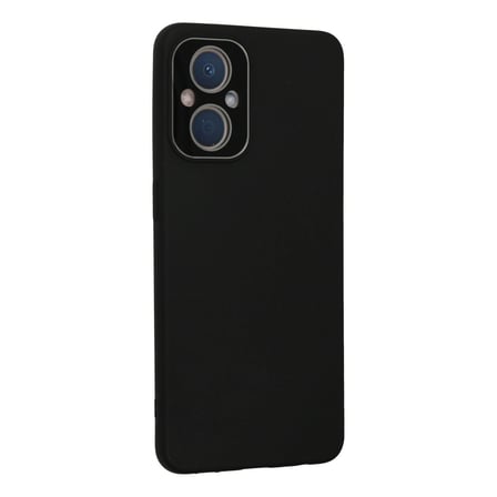 Oppo Reno 7 Lite Kılıf Lansman Glass Kapak - Siyah