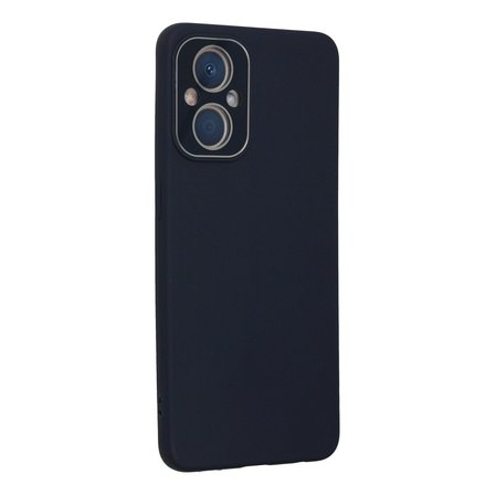 Oppo Reno 7 Lite Kılıf Lansman Glass Kapak - Lacivert