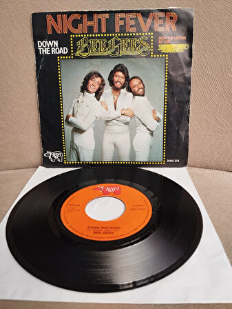 BEE GEES - Night Fever  - 1978 Belçika  Basım 45lik Plak