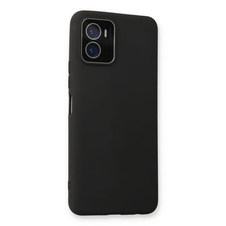 Vivo Y15s Kılıf Lansman Glass Kapak - Siyah